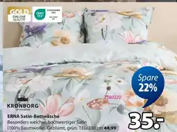 Jysk Kronborg erna satin-bettwäsche Angebot