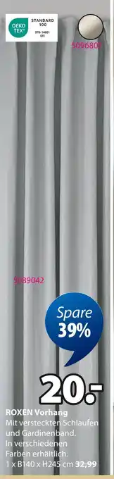 Jysk Roxen vorhang Angebot