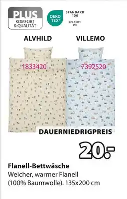 Jysk Flanell-bettwäsche Angebot