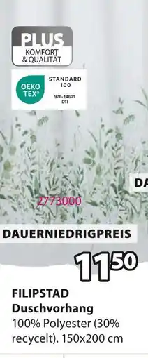 Jysk Filipstad duschvorhang Angebot