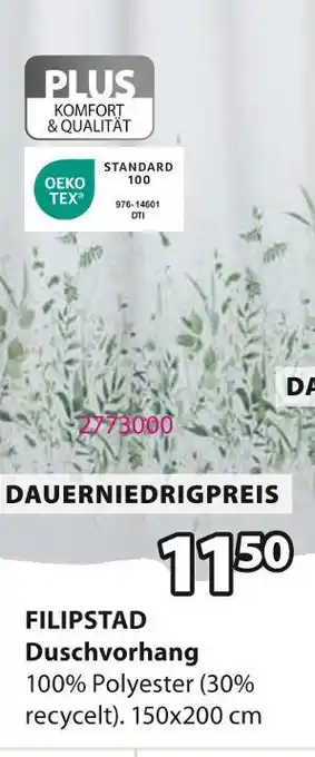 Jysk Filipstad duschvorhang Angebot