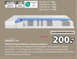 Jysk Hegga taschenfederkernmatratze medium Angebot