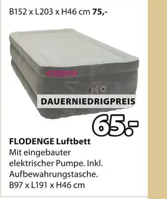 Jysk Flodenge luftbett b97 x l191 x h46 cm Angebot