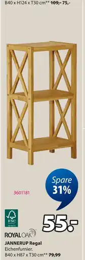 Jysk Royal oak jannerup regal Angebot
