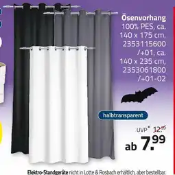 ROLLER Ösenvorhang Angebot