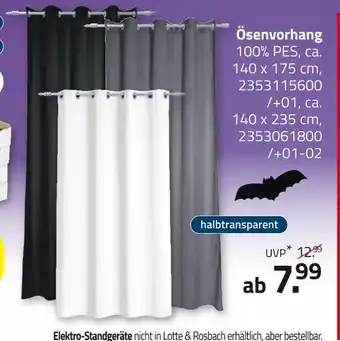 ROLLER Ösenvorhang Angebot