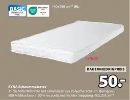 Jysk Byna schaummatratze Angebot