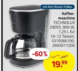 ROLLER Kaffeemaschine technolux Angebot