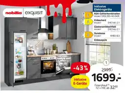 ROLLER Nobilia oder exquisit einbauküche Angebot