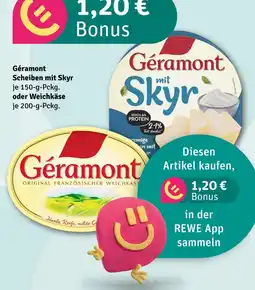 nahkauf Géramont scheiben mit skyr oder weichkäse Angebot