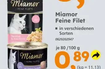 Globus Baumarkt Miamor feine filet thunfisch & krebsfleisch Angebot