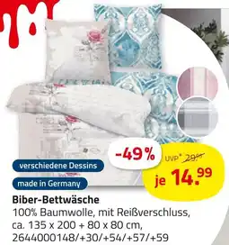 ROLLER Biber-bettwäsche Angebot