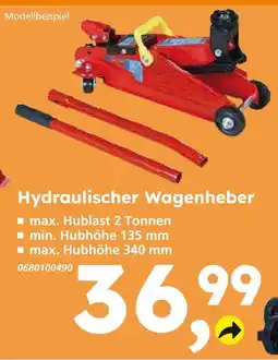 Globus Baumarkt Hydraulischer wagenheber Angebot