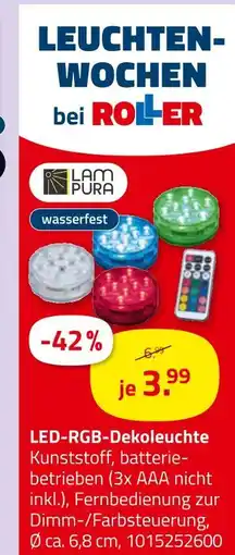 ROLLER Lam pura led-rgb-dekoleuchte Angebot