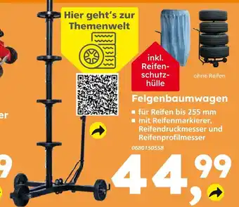 Globus Baumarkt Felgenbaumwagen Angebot