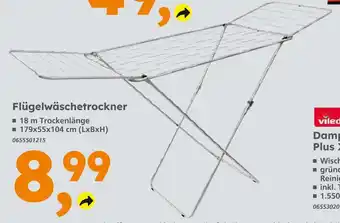 Globus Baumarkt Flügelwäschetrockner Angebot