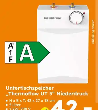 Globus Baumarkt Thermoflow ut 5 niederdruck Angebot