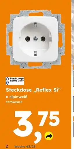 Globus Baumarkt Busch-jaeger elektro gmbh steckdose „reflex si“ Angebot