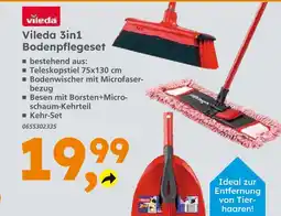 Globus Baumarkt Vileda 3in1 bodenpflegeset Angebot