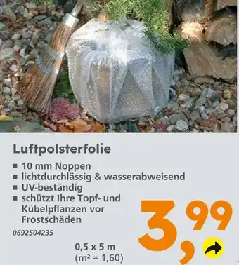Globus Baumarkt Luftpolsterfolie Angebot