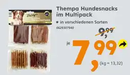 Globus Baumarkt Thempa hundesnacks im multipack Angebot