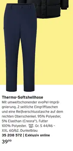Tchibo Thermo-softshellhose Angebot