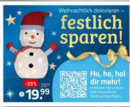 ROLLER Schneemann mit led Angebot