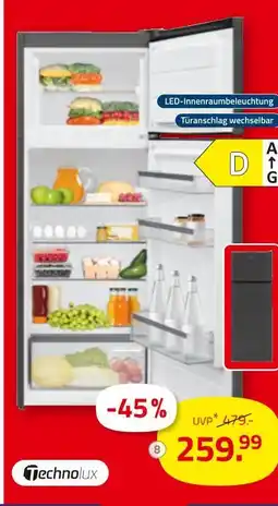 ROLLER Technolux kühl-/gefrierkombination Angebot