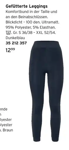 Tchibo Gefütterte leggings Angebot