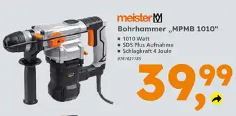 Globus Baumarkt Meister bohrhammer „mpmb 1010“ Angebot