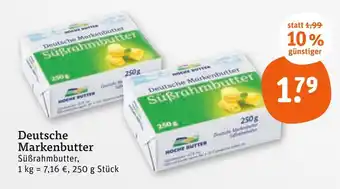 tegut Hochfe butter deutsche markenbutter süßrahmbutter Angebot