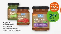 tegut Demeter followfood bio pesto verde Angebot
