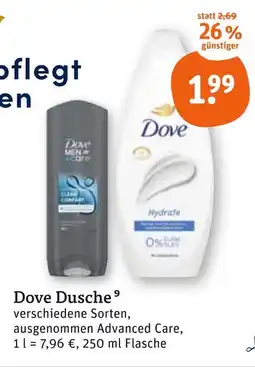 tegut Dove dusche Angebot