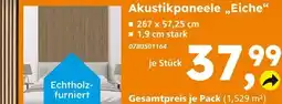 Globus Baumarkt Akustikpaneele „eiche“ Angebot