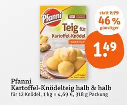 tegut Pfanni kartoffel-knödelteig halb & halb Angebot