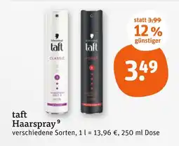 tegut Schwarzkopf taft haarspray Angebot