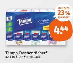tegut Tempo tempo taschentücher Angebot