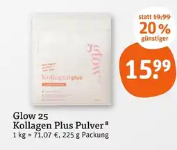 tegut Glow 25 kollagen plus pulver Angebot