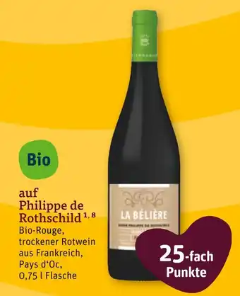 tegut Philippe de rothschild bio-rouge Angebot