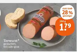tegut Teewurst Angebot