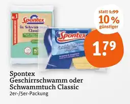 tegut Spontex geschirrschwamm Angebot