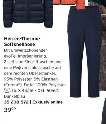 Tchibo Herren-thermo-softshellhose Angebot