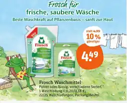 tegut Frosch universal waschmittel Angebot