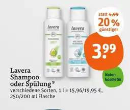 tegut Lavera shampoo Angebot