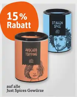 tegut Just spices 15 % rabatt Angebot