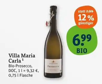 tegut Villa maria carla bio-prosecco Angebot