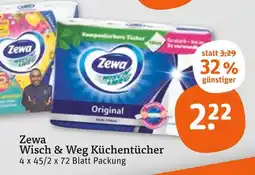 tegut Zewa wisch & weg küchentücher Angebot