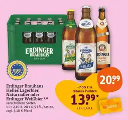 tegut Erdinger brauhaus helles lagerbier Angebot