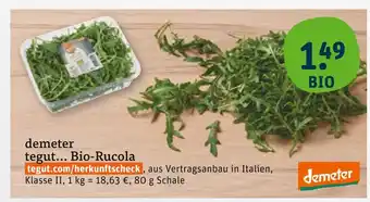 tegut Demeter tegut... bio-rucola Angebot