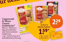 tegut Coppenrath & wiese unsere goldstücke weizen-brötchen Angebot